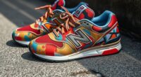 skate shoes as art