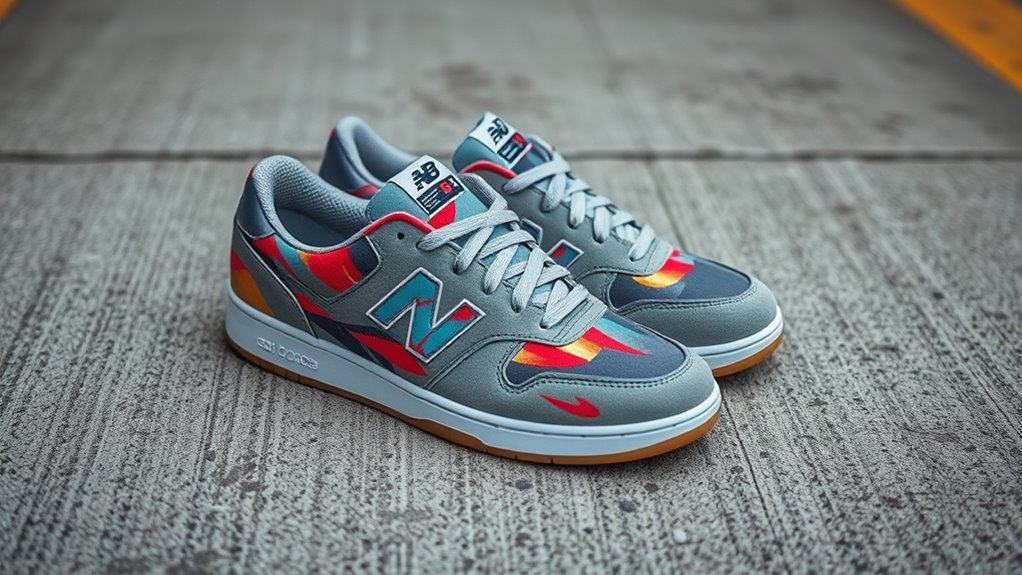 skate shoes as wearable art
