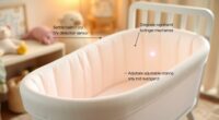auto rocking bassinet with cry detection