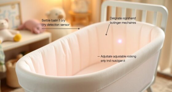 auto rocking bassinet with cry detection