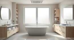 bathroom layout and features