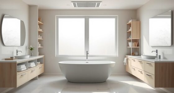 bathroom layout and features