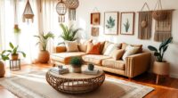 bohemian living room decor