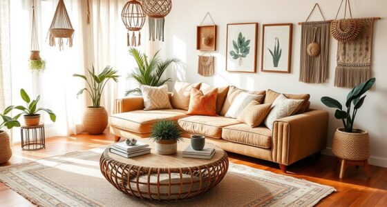 bohemian living room decor