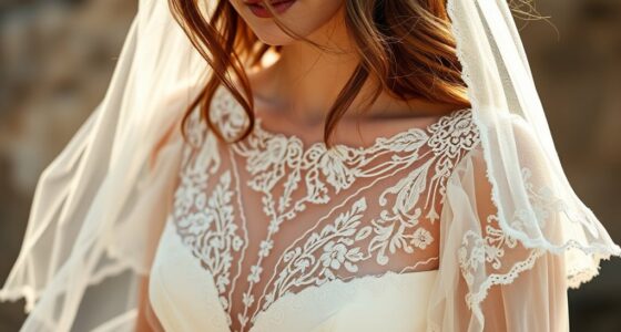 bohemian wedding dress details