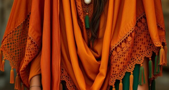 boho textured layered attire