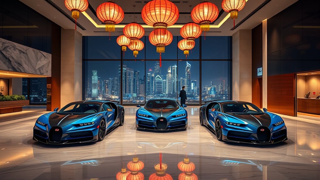 bugatti s shanghai luxury showroom
