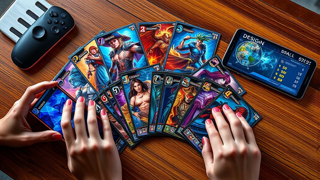 card complexity and rarity