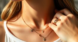 casual layered jewelry style
