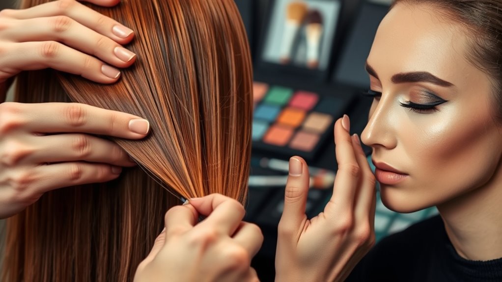 consistent hair and makeup