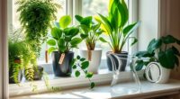 consistent houseplant watering routines