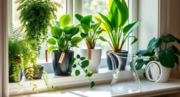 consistent houseplant watering routines