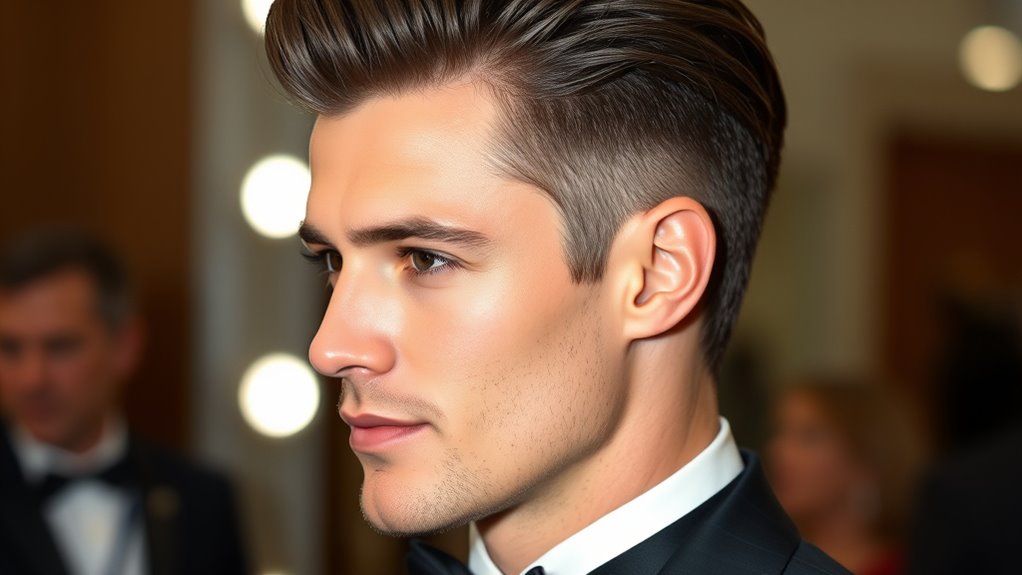 consistent skincare and hairstyling