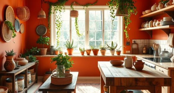 cozy boho kitchen decor