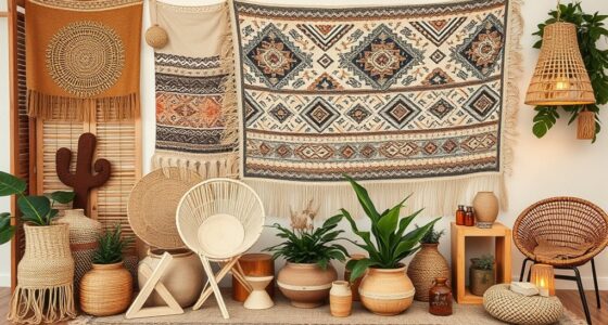 creating boho interior moodboards