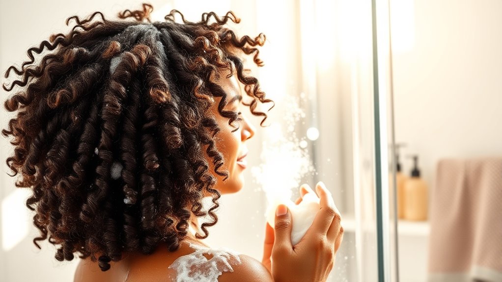 curly hair wash techniques