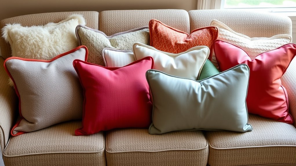 decorate with purposeful pillows