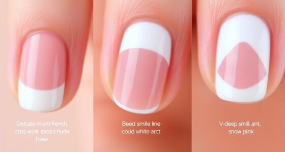 different french nail styles
