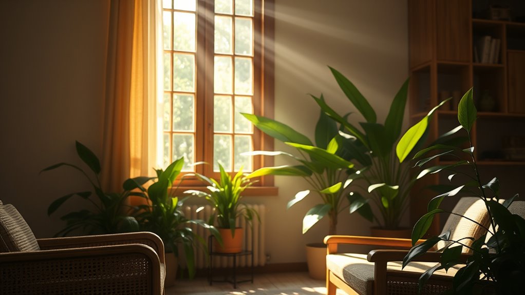 diffuse light for comfort