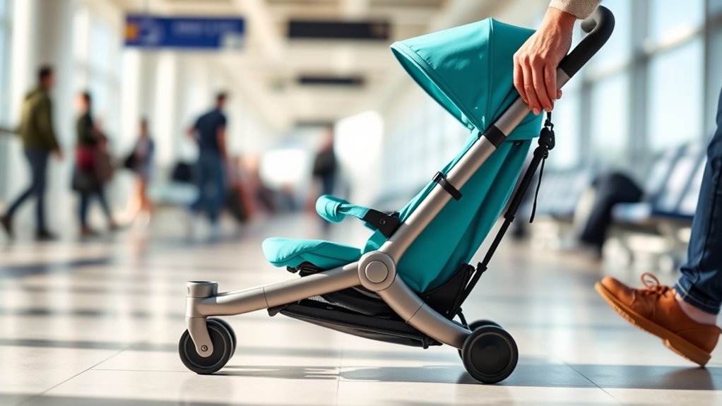 easy safe portable travel stroller