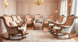 elegant comfort nursery chairs