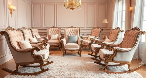 elegant comfort nursery chairs