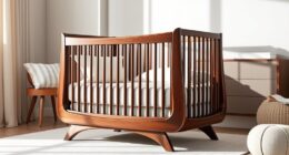 elegant convertible baby cribs