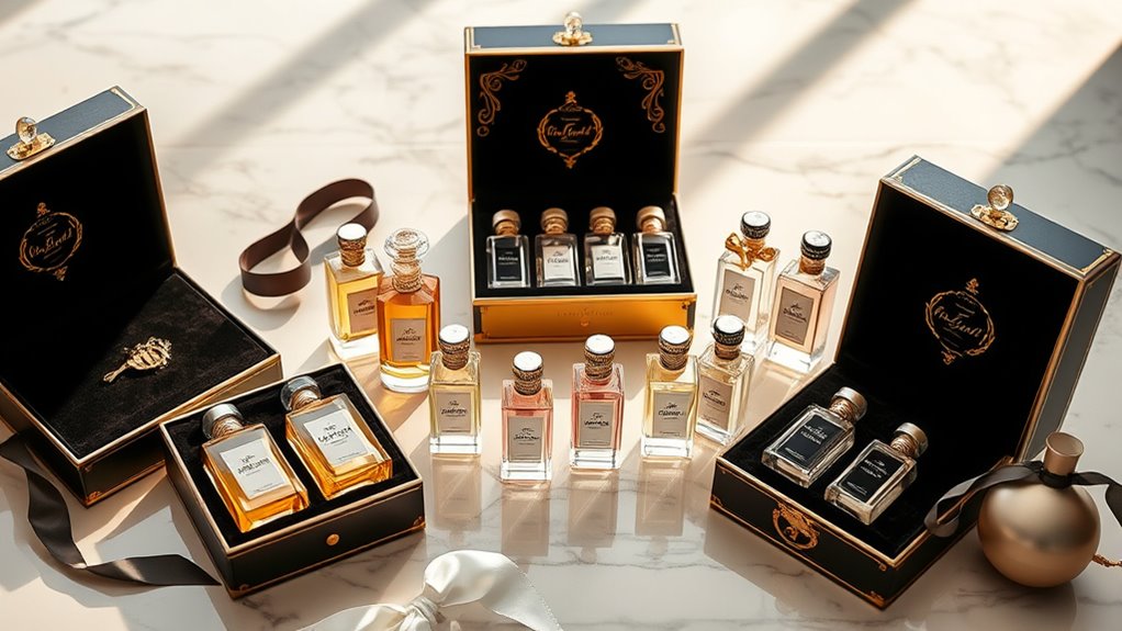 fragrance variety and presentation