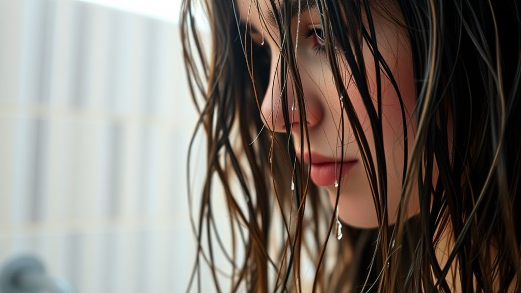 hard water damages hair