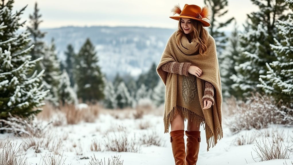 layered boho winter essentials
