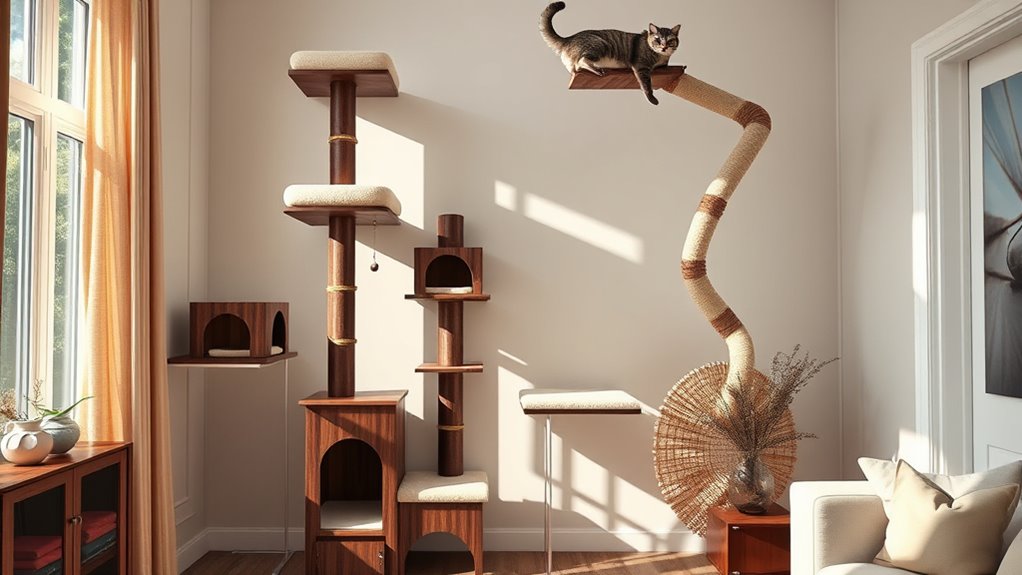 luxurious cat furniture collections