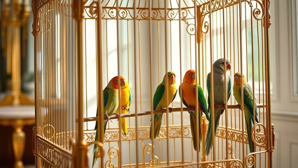 luxury bird cages selection