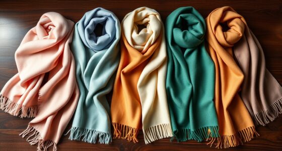 luxury cashmere winter scarves