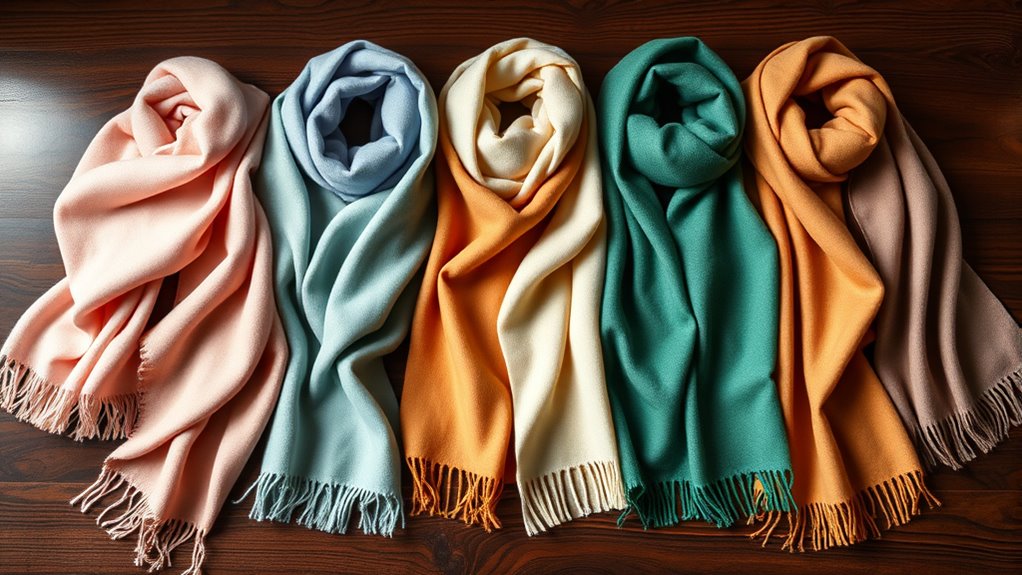 luxury cashmere winter scarves