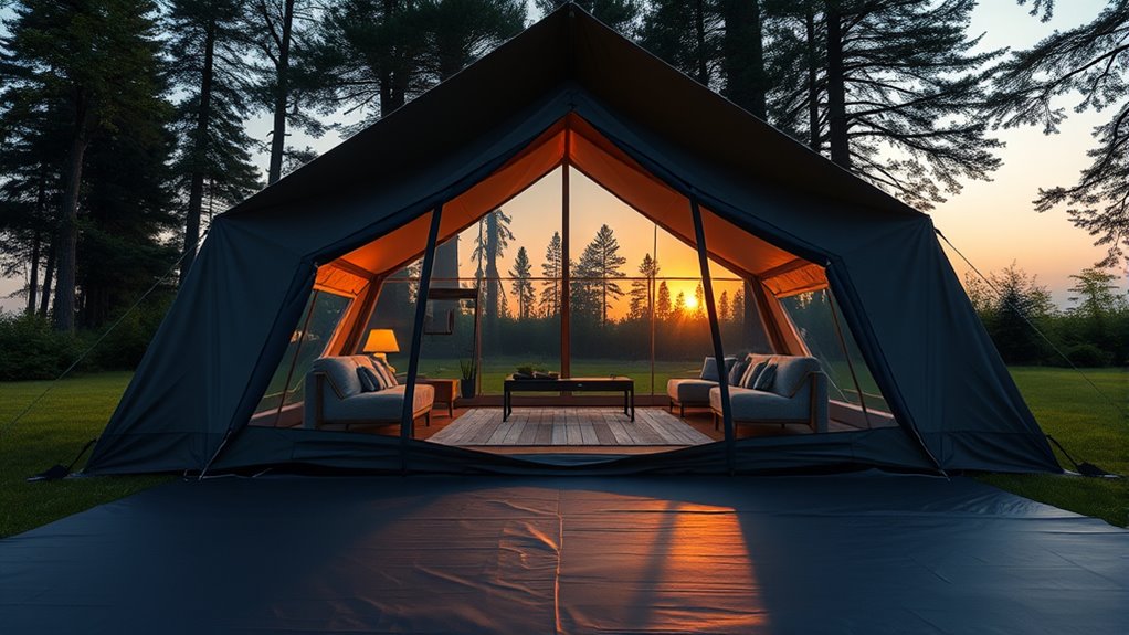 luxury durable camping tents