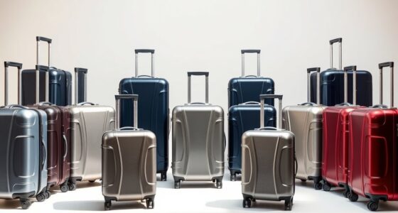 luxury durable luggage sets