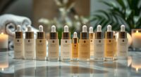 luxury face serums collection