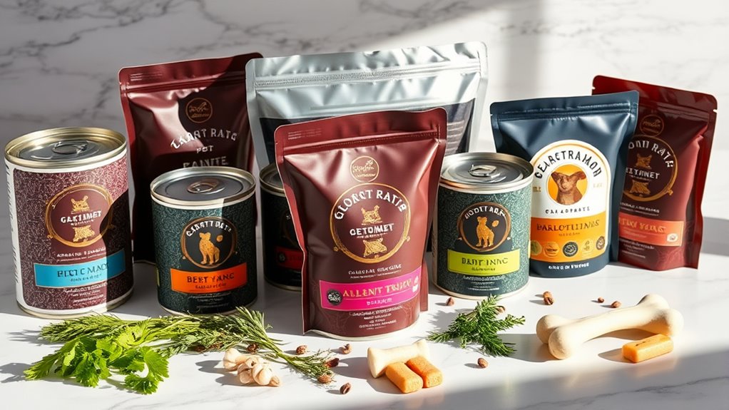 luxury gourmet pet food