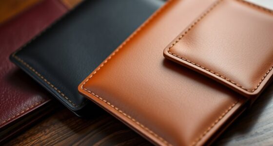 luxury leather passport sets