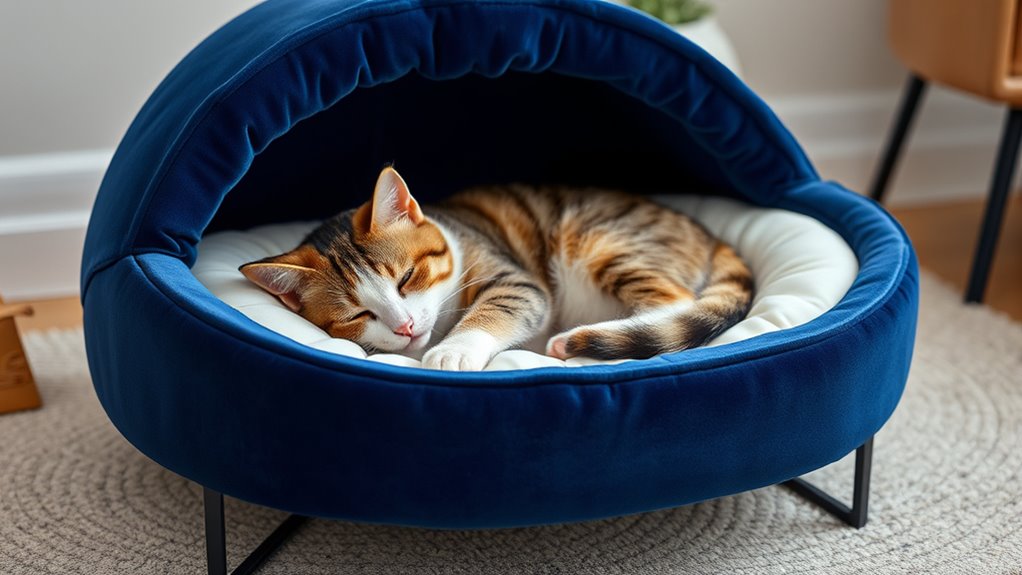 luxury orthopedic cat beds