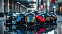 luxury protective motorcycle helmets