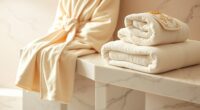 luxury spa towel sets