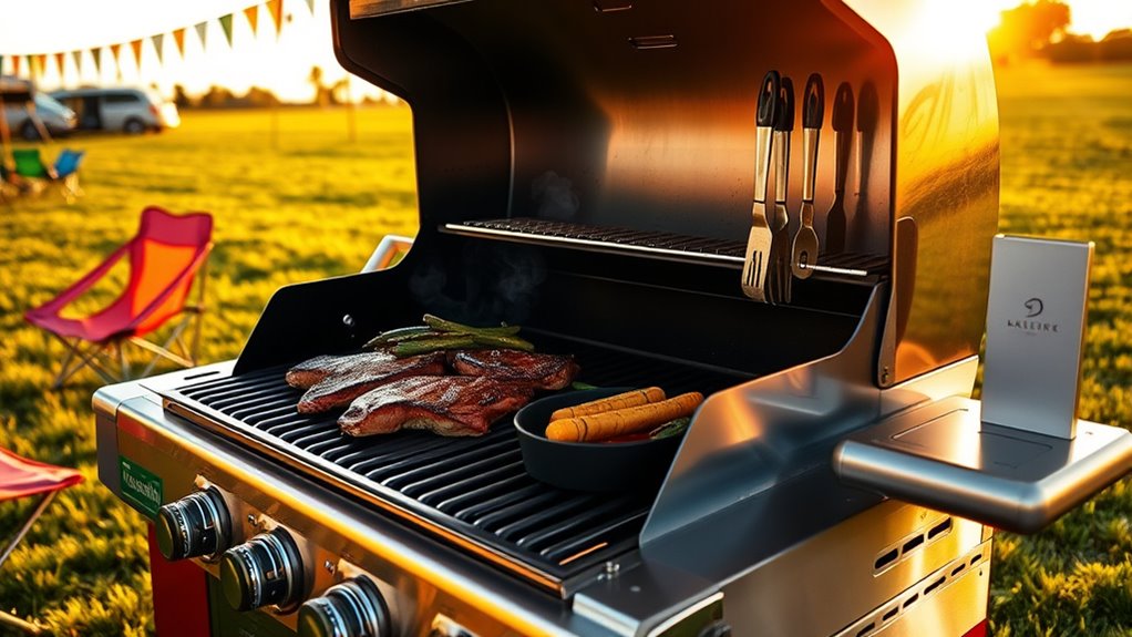 luxury tailgate grills 2025