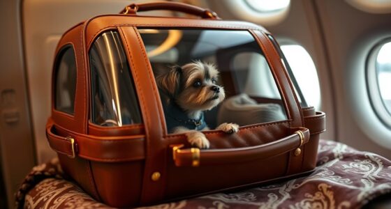 luxury travel dog carriers