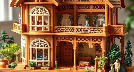 luxury wooden dollhouses collection