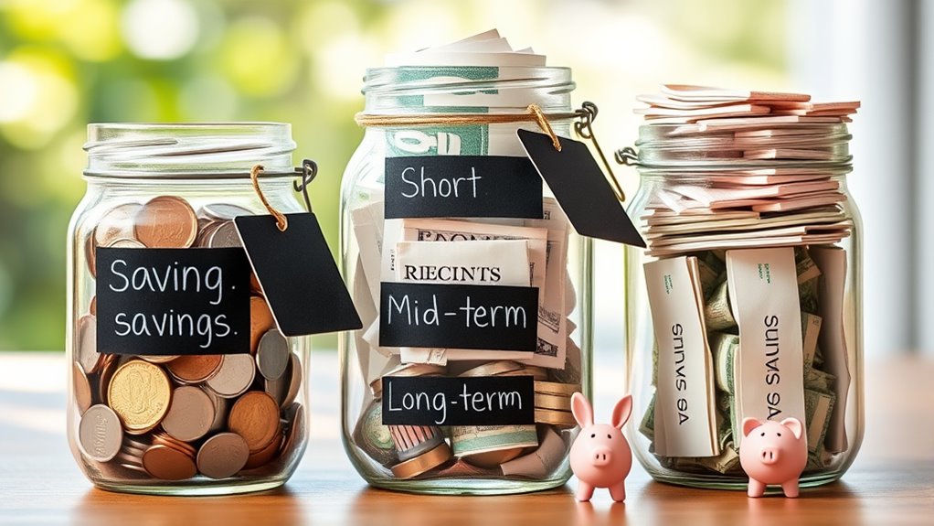 manage savings with buckets