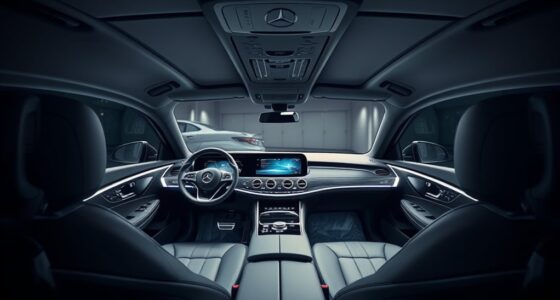 mercedes benz in cabin studio