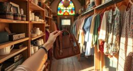 mindful vintage thrift shopping