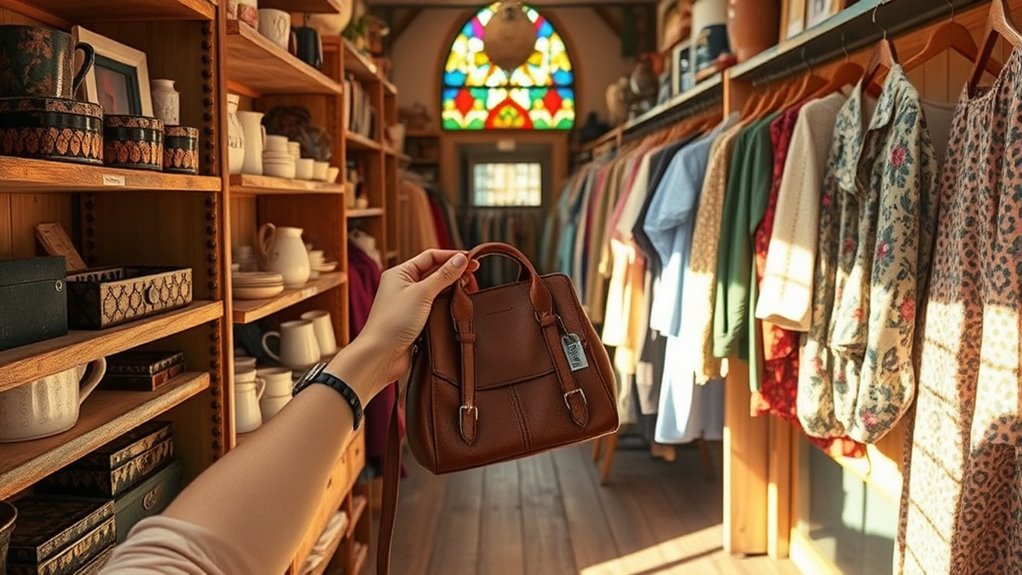 mindful vintage thrift shopping