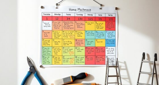 monthly home maintenance tasks